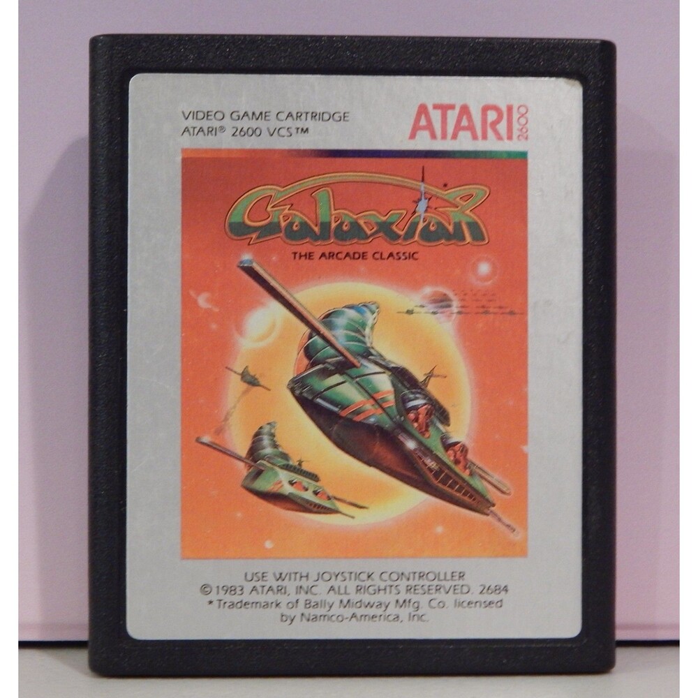 Galaxian Atari 2600 (1983)  Game Cartridge VG Condition Previously Tested